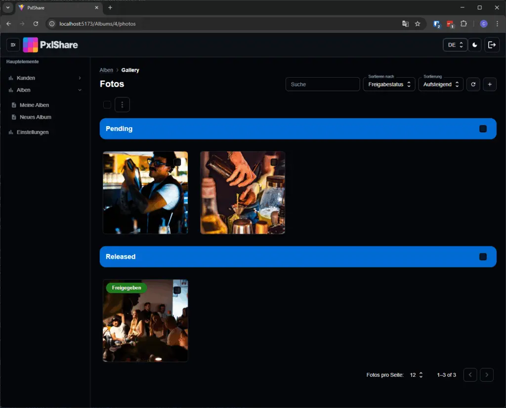 PxlShare Screenshot